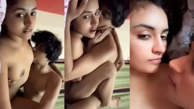 Cute Slim Horny GF Fucking Hard Moaning With BF