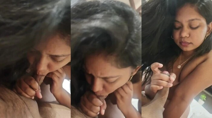 Desi Babe Taking Cum Inside her Mouth Video Uncut