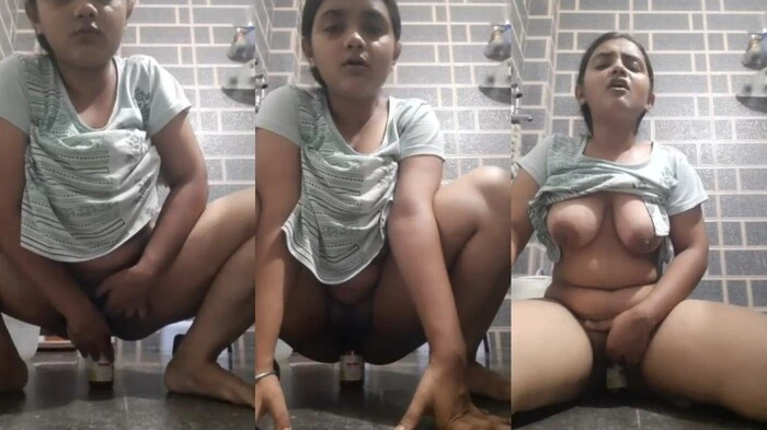 Desi Bitch Putting Bottle Inside Her Pussy Video Uncut